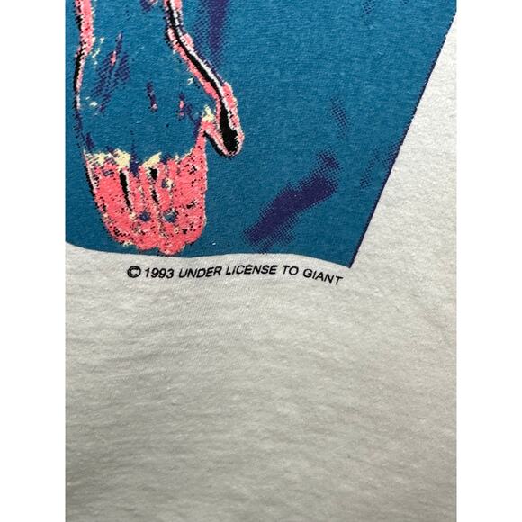 Nirvana Silver 1993 T-shirt Vintage Reprint Giant Tag Single Stitch - Picture 4 of 7